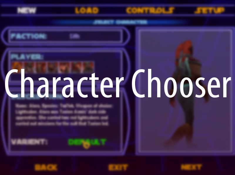 Character Chooser